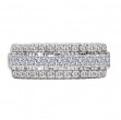 Triple Row Diamond Fashion Band