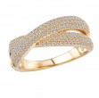 Twisted Diamond Fashion Ring