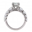 Diamond Band Semi-Mount Engagement Ring