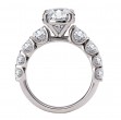 Diamond Band Semi-Mount Engagement Ring