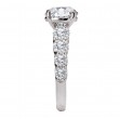 Diamond Band Semi-Mount Engagement Ring