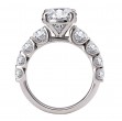 Diamond Band Semi-Mount Engagement Ring