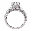 Diamond Band Semi-Mount Engagement Ring