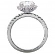 Halo Semi-Mount Diamond Ring