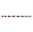 Ladies Fashion Gem-Stone and Diamond Bracelet