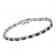 Diamond and Ruby Tennis Bracelet