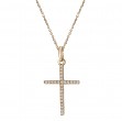 Diamond Cross Fashion Necklace