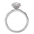 Diamond Semi-Mount Halo Engagment Ring