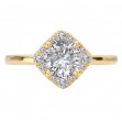 Semi-Mount Diamond Engagement Ring