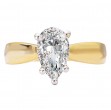 Diamond Semi-Mount Hidden Halo Engagement Ring