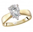 Diamond Semi-Mount Hidden Halo Engagement Ring