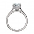 Diamond Semi-Mount Hidden Halo Engagement Ring