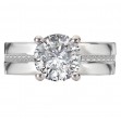 Diamond Semi-Mount Engagement Ring