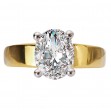 Diamond Semi-Mount Hidden Halo Engagement Ring