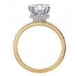 Diamond Semi-Mount Hidden Halo Engagement Ring