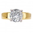 Diamond Semi-Mount Hidden Halo Engagement Ring