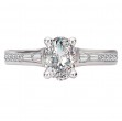 Diamond Hidden Halo Engagement Ring