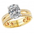 Split Shank Semi-Mount Diamond Engagement Ring