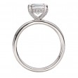 Bold Band Semi-Mount Diamond Engagement Ring