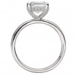 Bold Band Semi-Mount Diamond Engagement Ring