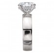 Bold Band Semi-Mount Diamond Engagement Ring