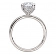 Bold Band Semi-Mount Diamond Engagement Ring