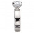 Bold Band Semi-Mount Diamond Engagement Ring