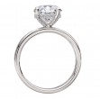 Bold Band Semi-Mount Diamond Engagement Ring