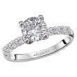 Semi-Mount Diamond Engagement Ring