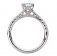 Hidden Halo Semi-Mount Diamond Engagement Ring