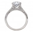 Split Shank Semi-Mount Diamond Engagement Ring