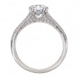 Split Shank Semi-Mount Diamond Engagement Ring