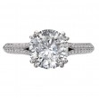 Split Shank Semi-Mount Diamond Engagement Ring