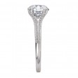 Split Shank Semi-Mount Diamond Engagement Ring