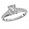 Diamond Semi-Mound Engagement Ring