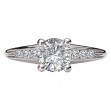 Diamond Semi-Mound Engagement Ring