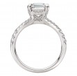 Split Shank Semi-Mount Diamond Engagement Ring