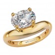 Solitaire Semi-Mount Diamond Engagement Ring