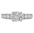 Diamond Semi-Mount Engagement Ring