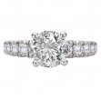 Diamond Semi-Mount Engagement Ring