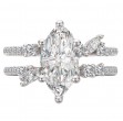 Split Shank Semi-Mount Diamond Engagement Ring