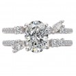 Split Shank Semi-Mount Diamond Engagement Ring