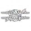 Split Shank Semi-Mount Diamond Engagement Ring