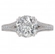 Split Shank Semi-Mount Diamond Ring