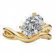 Hidden Basket Semi-Mount Diamond Engagement Ring