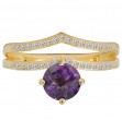 Ladies Fashion Gemstone Ring