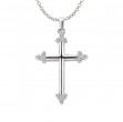 Diamond Cross Fashion Necklace