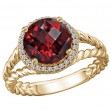 Ladies Fashion Gem-Stone Ring