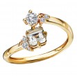 14kt Diamond and Gemstone Ring