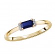 Diamond and Sapphire Ring